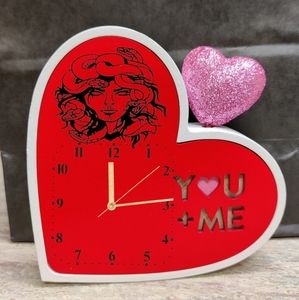 Designer heart clock